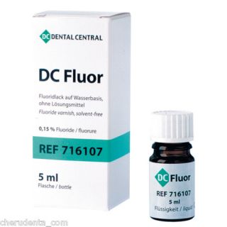 Fluor; Fluoridlack; Fluoridgehalt 0,15 %; Fluoridlösung