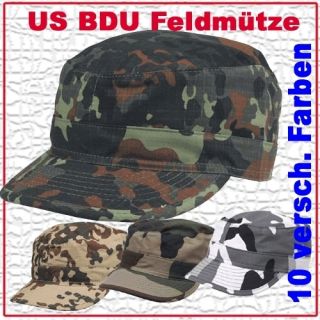 BDU Feldmütze Military Cap Army 10 Farben Ripstop 10213