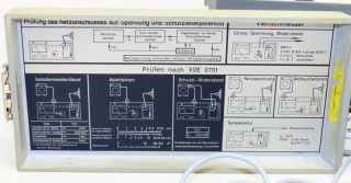 Metratester 3 VDE 0701   Multimeter Vielfachmesser tragbar (969