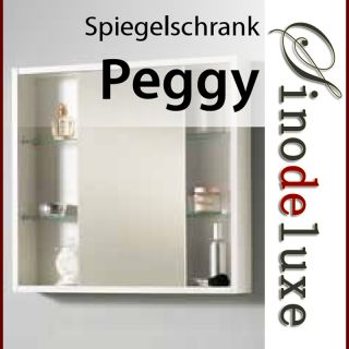 Spiegelschrank EZ01627 weiß Peggy 56x60 cm Badezimmer Spiegel Schrank