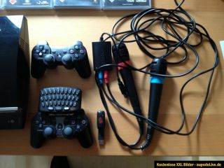 Sony PlayStation 3 60 GB Piano Black Spielkonsole (PAL)+ 2 Spiele