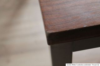 Bürotisch Esstisch Schreibtisch Tisch Palisander Chrom Bauhaus 70er