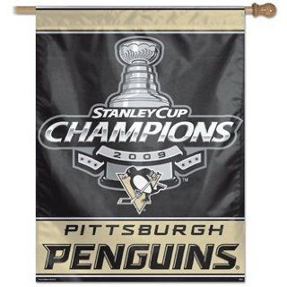 2009 Pittsburgh Penguins Stanley Cup Champions Banner