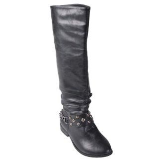 Hailey Jeans Co Womens Stud Detail Slouchy Boots Shoes