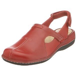 Softwalk Womens La Jolla Slip On,Red,9 S Shoes