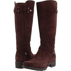 Jillian Suede UGG Riding Boots, CHOCOLATE, Size 11 B(M) US Shoes