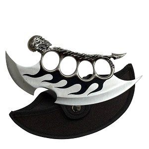 Fantasy Master FM 575 Display Skull Knuckle Knife (8 Inch
