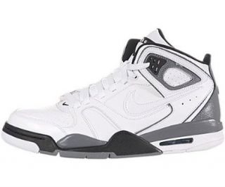 Flight Falcon Mens Basketball Shoes (White/Cool Grey Black) 13 Shoes