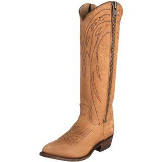 Womens Billy Tall Double Zip Knee High Boot,Light Tan,5.5 M US Shoes