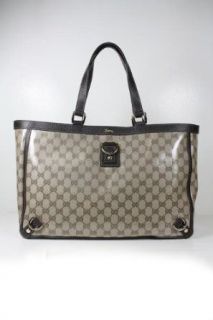 Gucci Large Handbags Crystal (Coating) Beige Brown and