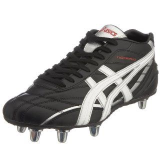 Asics Tigerrug Full Blast Soft Ground Rugby Boot   15   Black: Shoes
