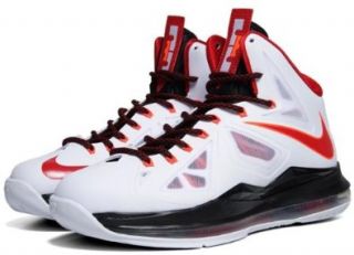 Nike Lebron X HOME Mens Basketball Shoes 541100 100: Shoes