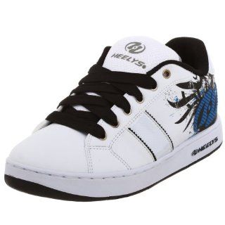 Heelys Mens Crest Skate Shoe,White/Black/Blue,10 M Shoes