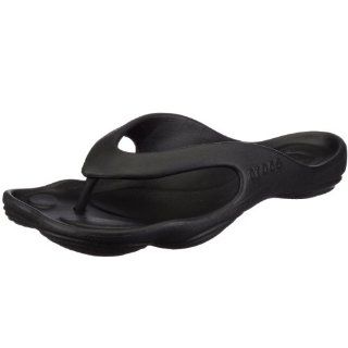 Crocs Womens ABF Single Flip Flop,Black,4 M US: Shoes