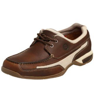  Dunham by New Balance Mens 510 Boat Shoe,Dark Brown,10 D US Shoes
