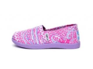 com Toms Kids Youth Classics Lilac Paisley 012026C12 Lpais 12 Shoes