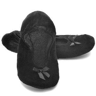 Girls Black Felt Ballerina Slippers 10 6: Sock Connection: Shoes