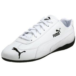 com PUMA Mens Speed Cat St Us Sneaker,White/White/Black,15 D Shoes
