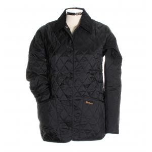 Shaped Liddesdale Quilted Jacket, Black/Black, 20/16 Us Clothing