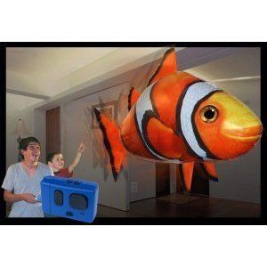 Air Swimmers Remote Control Flying Clownfish Toys & Games