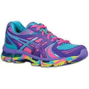  Asics Gel Kayano 18 Womens Running Shoes   Electric Purple Shoes