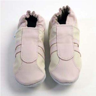 Lily   Pink and Bone Trainer Designer Baby Shoes (12 18 months): Shoes