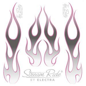 Electra Bicycle Sticker Set (Betty Flame) Sports