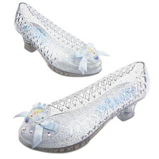 Disney Cinderella Light up Glass Slippers Costume Shoes Toddler