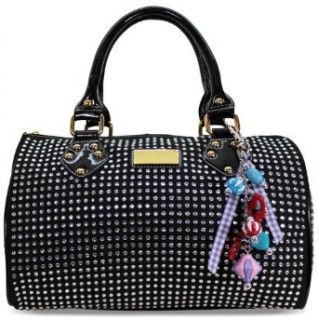 Womens Designer Handbags Ladies Inspired Black Diamante