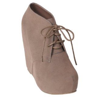 lace up wedge bootie Shoes