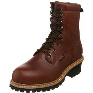 Carhartt Mens 3691 8 Logger Boot,Brown,8.5 2E US Shoes