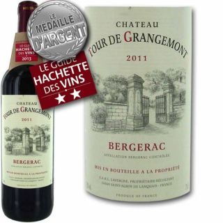 AOC Bergerac   Millésime 2011   Vin rouge   Vendu à lunité   75cl