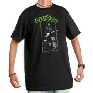ELVIS COSTELLO   Checkers   Black T shirt   Size Medium