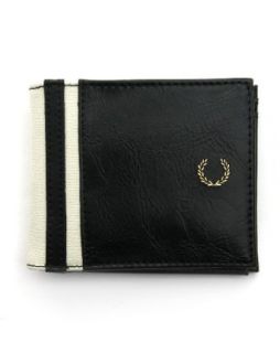 Fred Perry Multi Flip Black Vegan Wallet Clothing