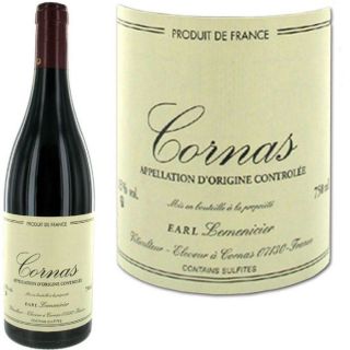 AOC Cornas   Millésime 2010   Vin rouge   Vendu à lunité   75cl