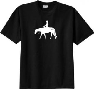 Western Pleasure WP Brand Horse & Rider Blue T Shirt