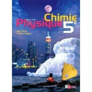 Physique chimie ; 5eme ; manuel (edition 2010)   Achat / Vente livre