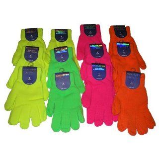 12 pairs one size neon magic gloves Shoes
