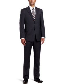 Tommy Hilfiger Mens Slim Stripe Trim Fit Suit Clothing
