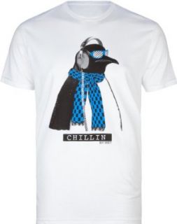 RIOT SOCIETY Chillin Penguin Mens T Shirt Clothing