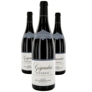 Chapoutier Gigondas 2007 (caisse de 3 bouteilles)   Achat / Vente VIN