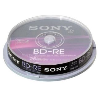 Spindle de 10 disques Blu ray reinscriptibles 25Go   Achat / Vente CD
