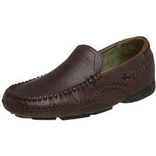  H.S. Trask Mens Outpost Moccasin,Dk Brown Pebbled,13 M Shoes