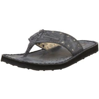 Affliction Mens Rehab Thong Sandal,Black,7 M US: Shoes