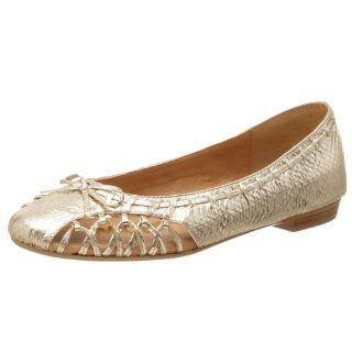  Sam Edelman Womens Angel Ballet Flat,Gold Snake,6.5 M: Shoes