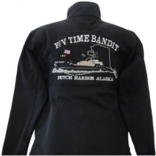 Time Bandit Light Weight Boat Jacket Black: Clothing