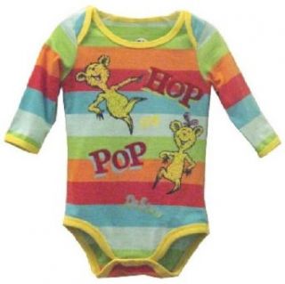 Dr. Seuss Hop On Pop Stripe Newborn Creeper, 9 Months bt