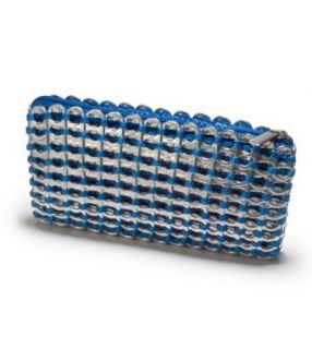 Chica Rosa JEANS BLUE Pop Top Clutch Clothing