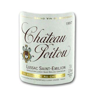 Carton de 12 Château Poitou Lussac St Emilion 1997   Achat / Vente
