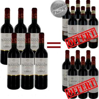  12 Bordeaux OFFERTS   Achat / Vente VIN ROUGE 6 Achetées  12